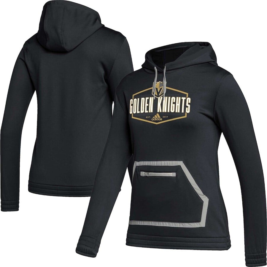 

Пуловер с капюшоном adidas Vegas Golden Knights, черный