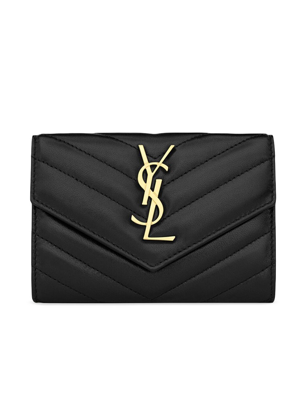 

Небольшой кошелек-конверт Cassandre Saint Laurent Matelassé из стеганой кожи ягненка Saint Laurent