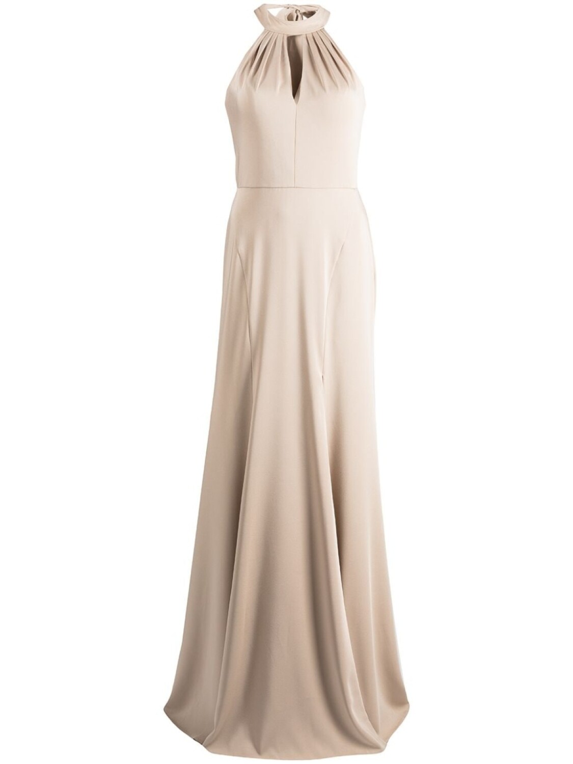 

Marchesa Notte Bridesmaids платье Afton с вырезом халтер, серый
