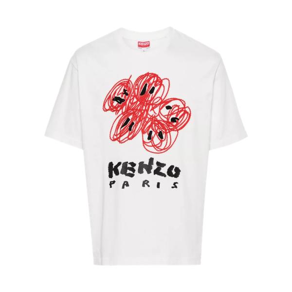 

Футболка kenzo drawn varsity t-shirt 02 blanc casse 02 blanc casse Kenzo, мультиколор