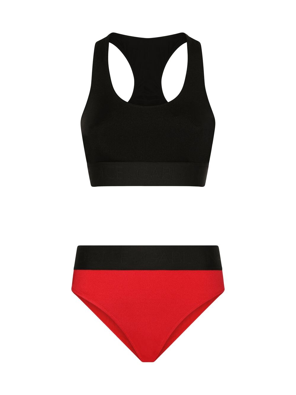 

Комплект бикини с цветными блоками DOLCE&GABBANA, неро