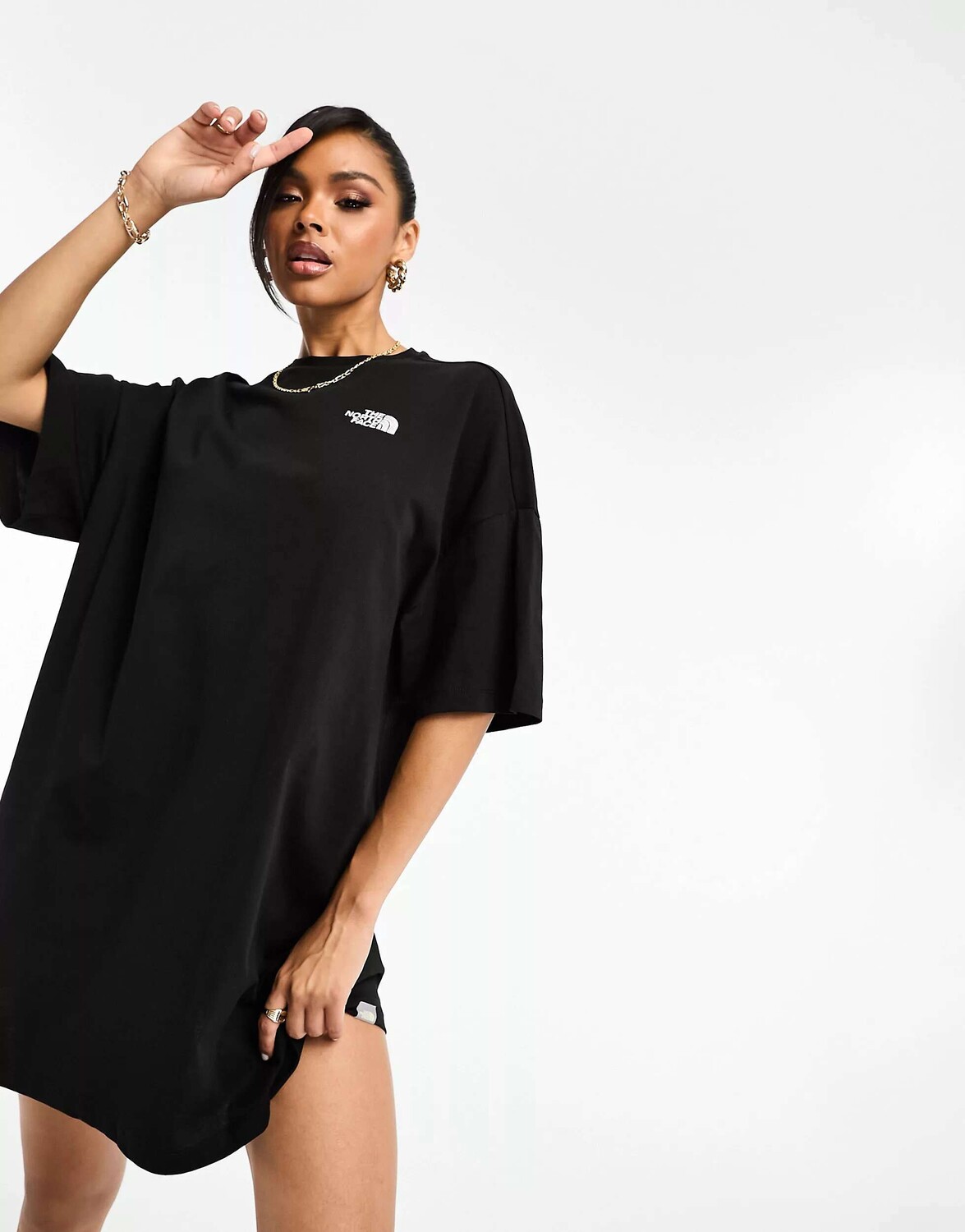 

Черное платье-футболка The North Face Simple Dome, Черный