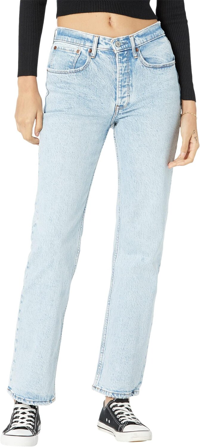 

Джинсы Curve Love High-Rise Dad Jeans Abercrombie & Fitch, цвет Light