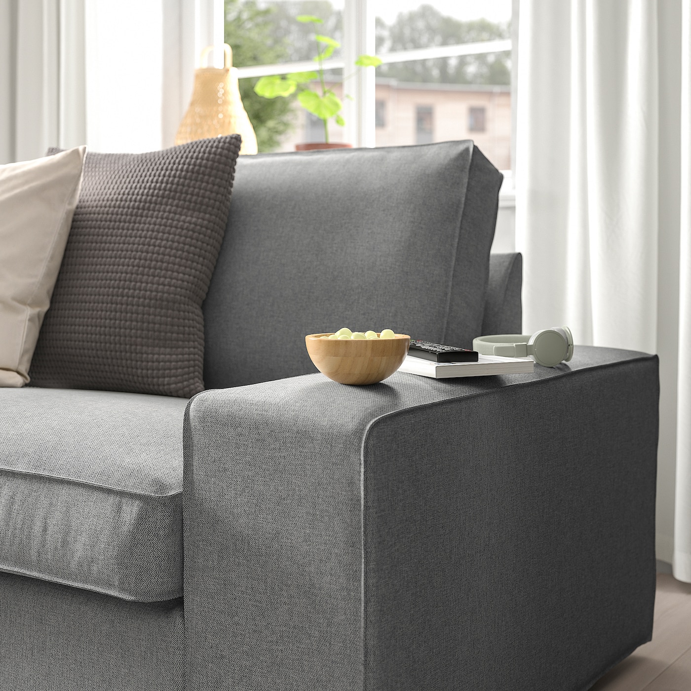 КИВИК Диван угловой, 5-местный, Тибблби бежевый/серый KIVIK IKEA плюшевые эластичные чехол для диванной подушки однотонный секционный угловой чехол для дивана плотный чехол для дивана дивана сиденья п