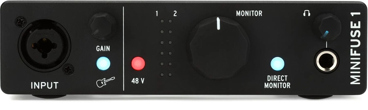 

Аудиоинтерфейс Arturia MiniFuse 1 USB-C — черный
