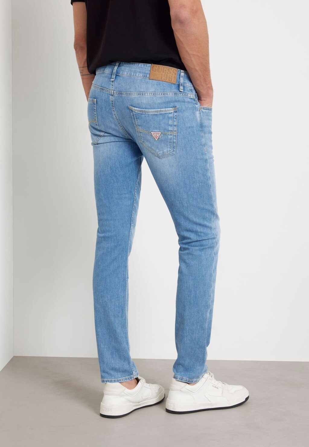 

Джинсы приталенного кроя Miami Guess, синие