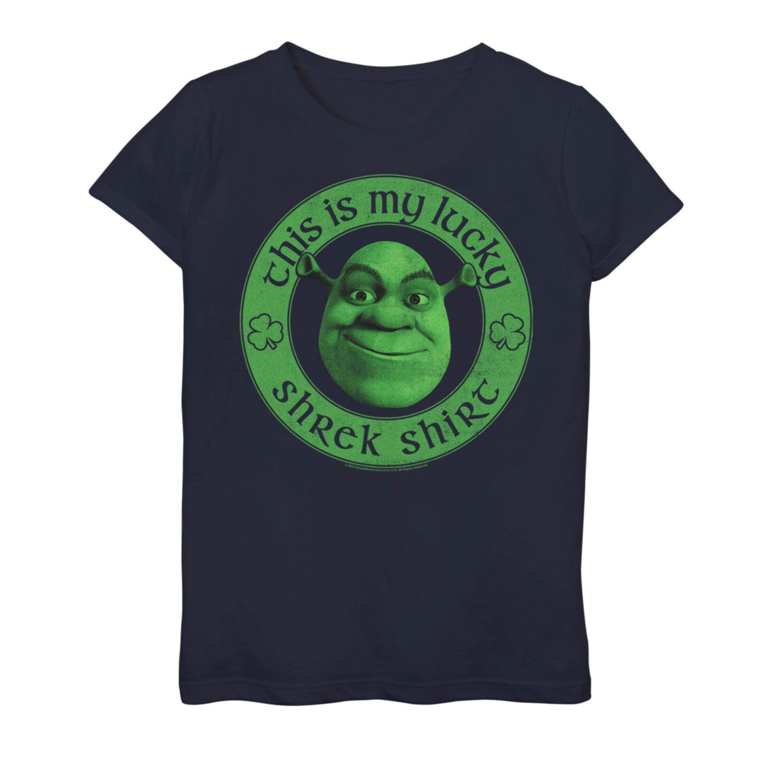 

Футболка Lucky Shirt для девочек 7–16 лет с головой Шрека Licensed Character