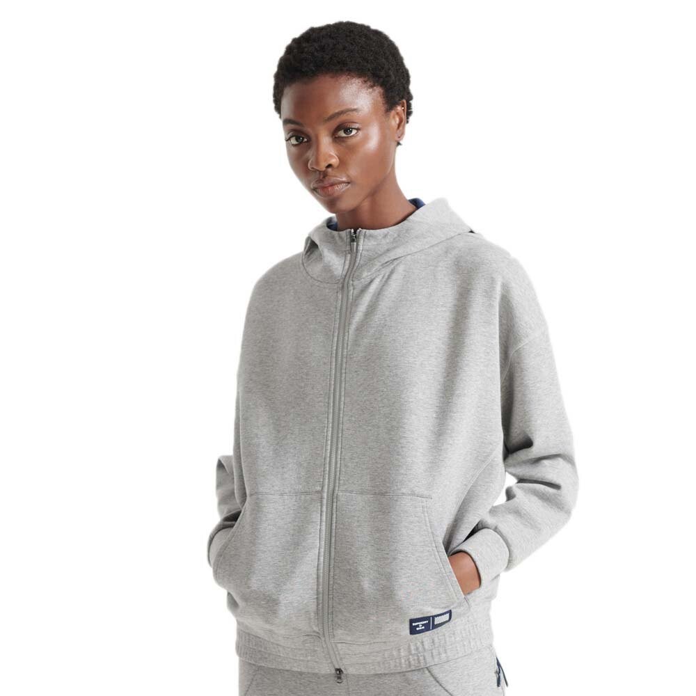 

Толстовка Superdry Train Gymtech Full Zip, серый