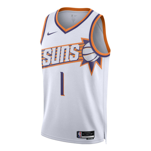 2021 new mens american basketball phoenix devin booker jersey Майка Nike Dri-FIT NBA Swingman Jersey 2023/24 Association Edition 'Phoenix Suns Devin Booker', белый
