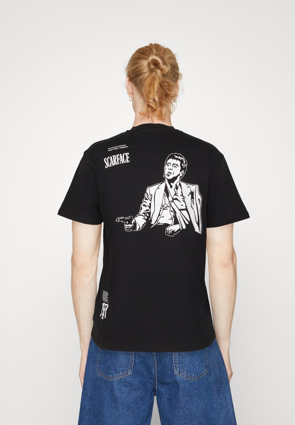 

Футболка с принтом ONSJAKE SCARFACE TEE Only & Sons, черный