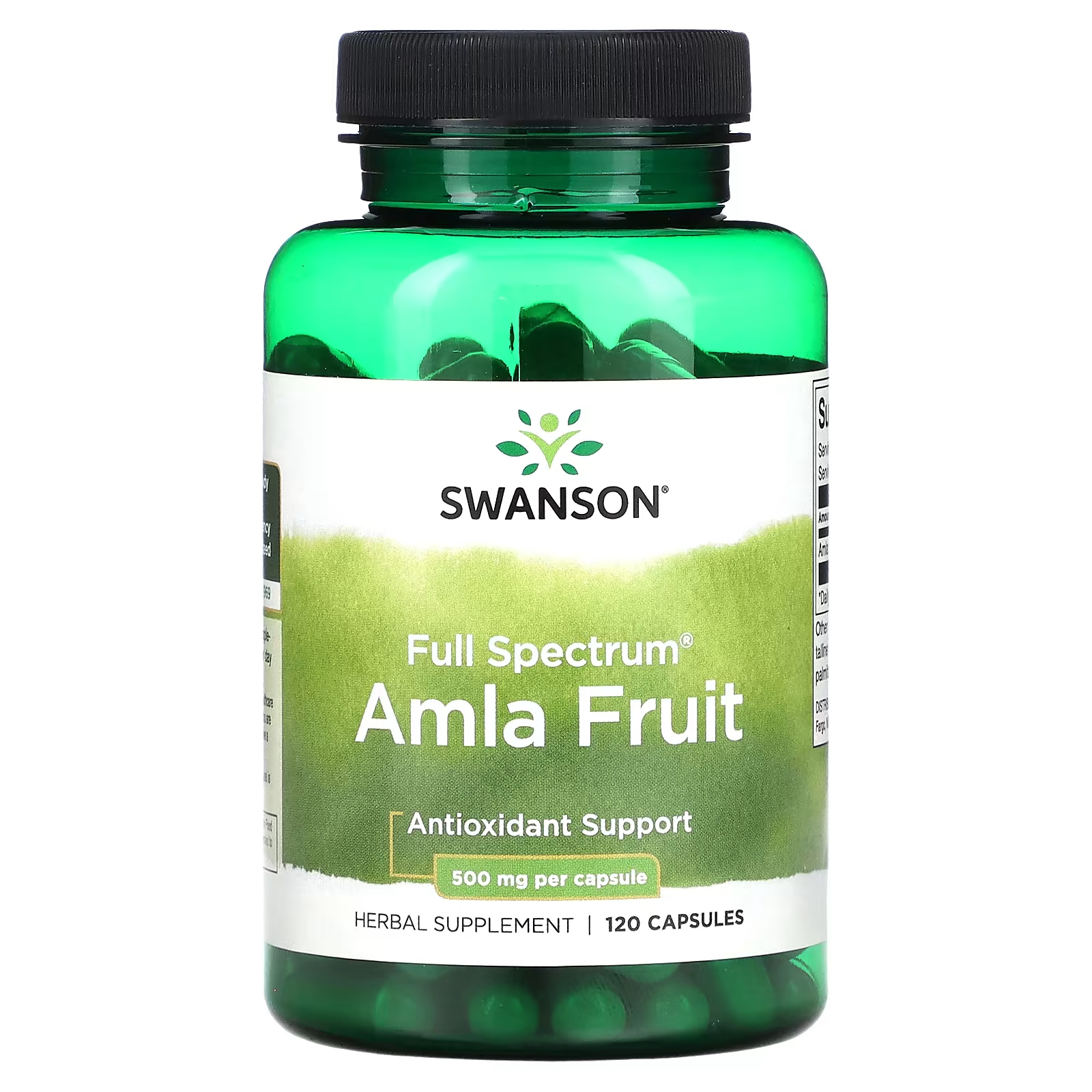 Растительная добавка Swanson Full Spectrum Amla Fruit 500 мг, 120 капсул swanson full spectrum кора катуабы 465 мг 120 капсул