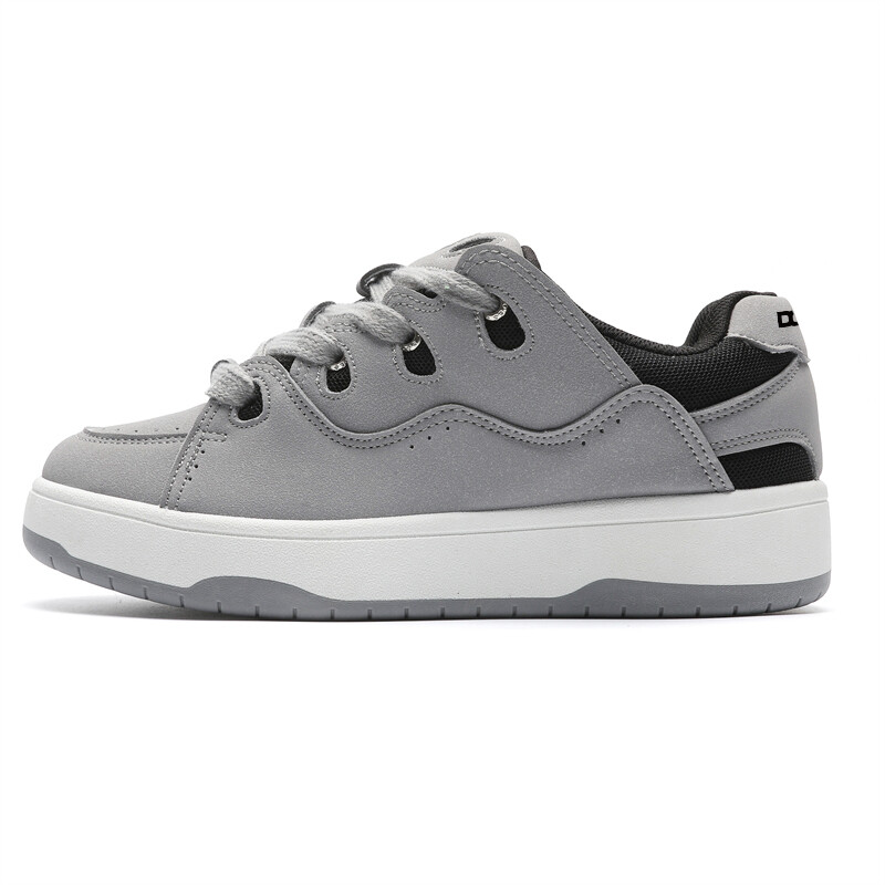 

Кеды, обувь для скейтбординга унисекс с низким верхом Dg3T, цвет White/Gray