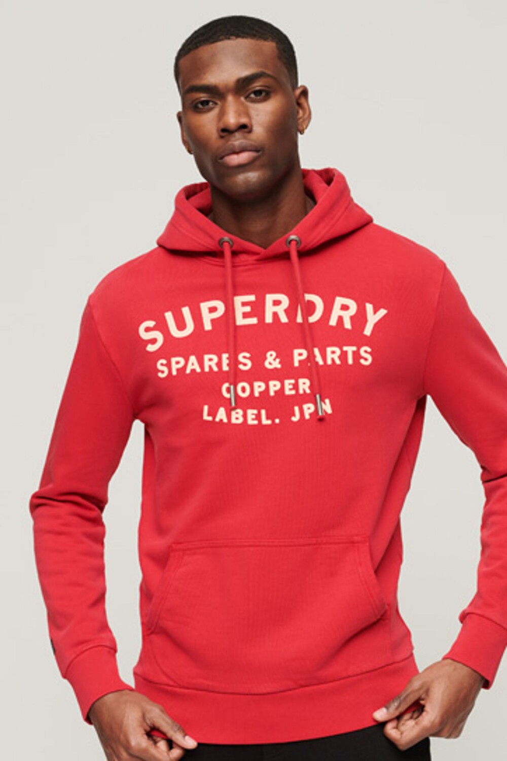 

Толстовка с принтом Vintage Cooper Label Superdry, красный