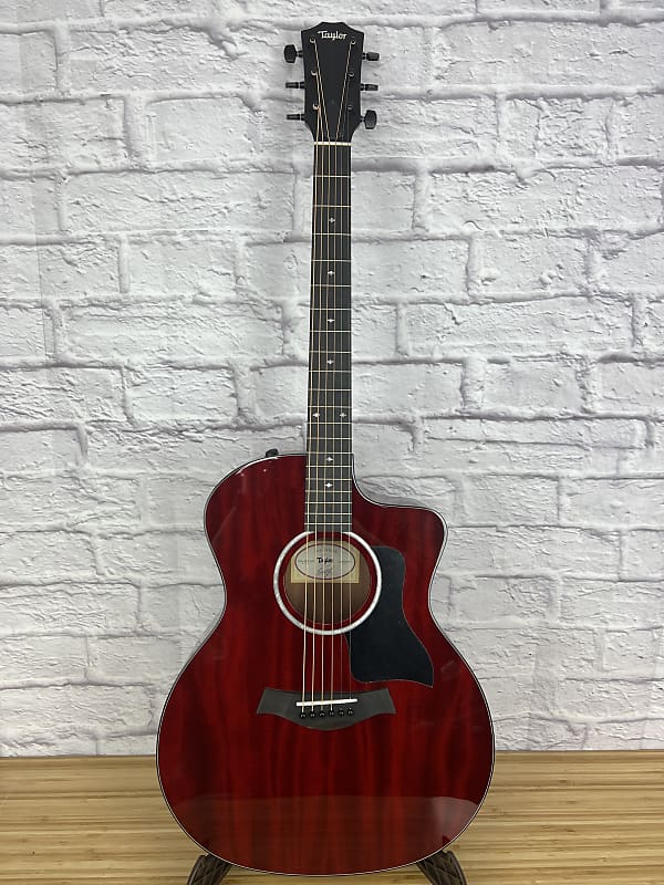 

Акустическая гитара Taylor 224ce DLX LTD 2023 - Transparent Red