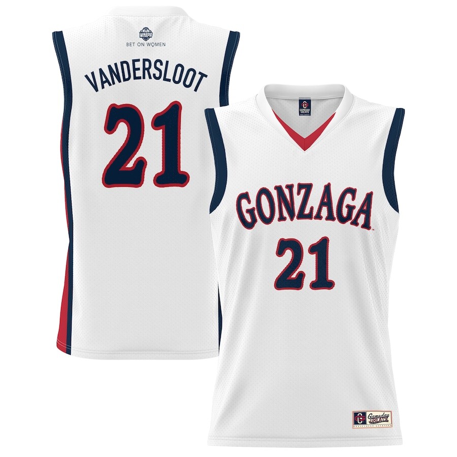 

Джерси ProSphere Gonzaga Bulldogs, белый
