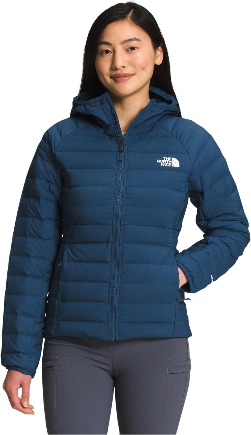 

Куртка Belleview Stretch Down Hoodie The North Face, цвет Shady Blue