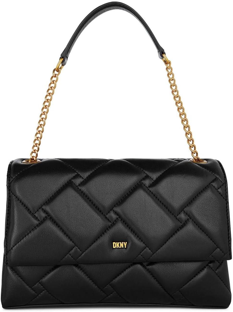 

Сумка через плечо DKNY Willow Shoulder Bag, цвет Black/Gold