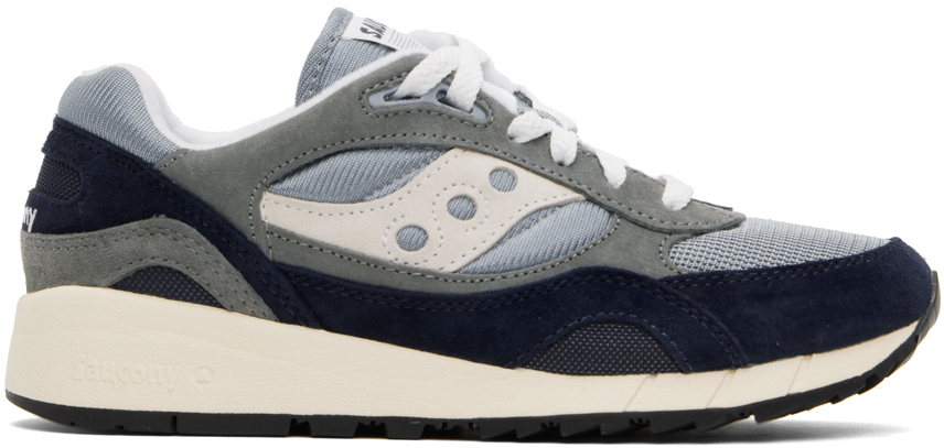 

Серо-темно-синие кроссовки Shadow 6000 Saucony