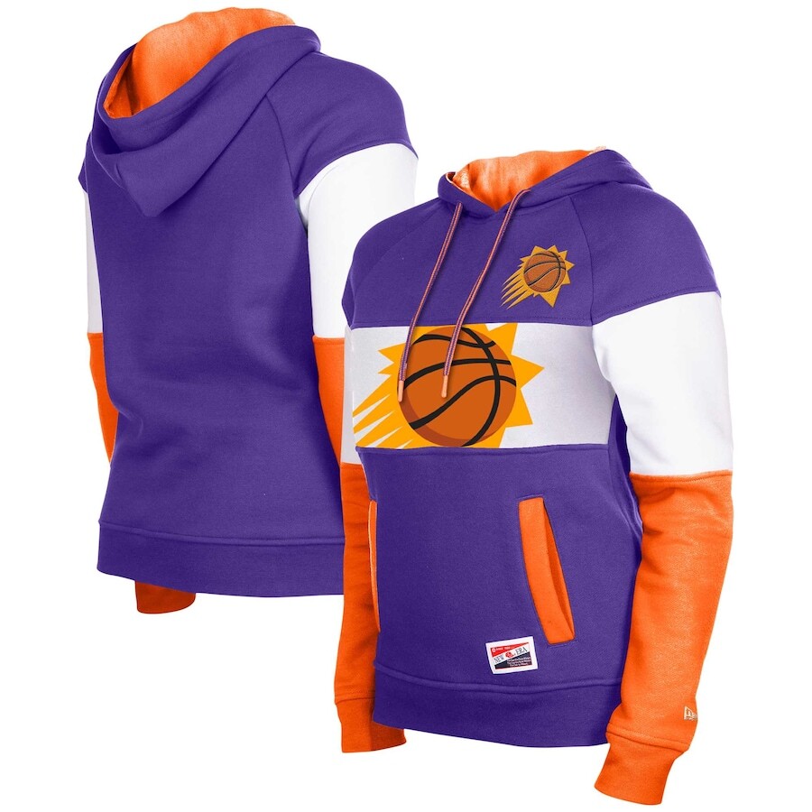 

Пуловер с капюшоном New Era Phoenix Suns, фиолетовый