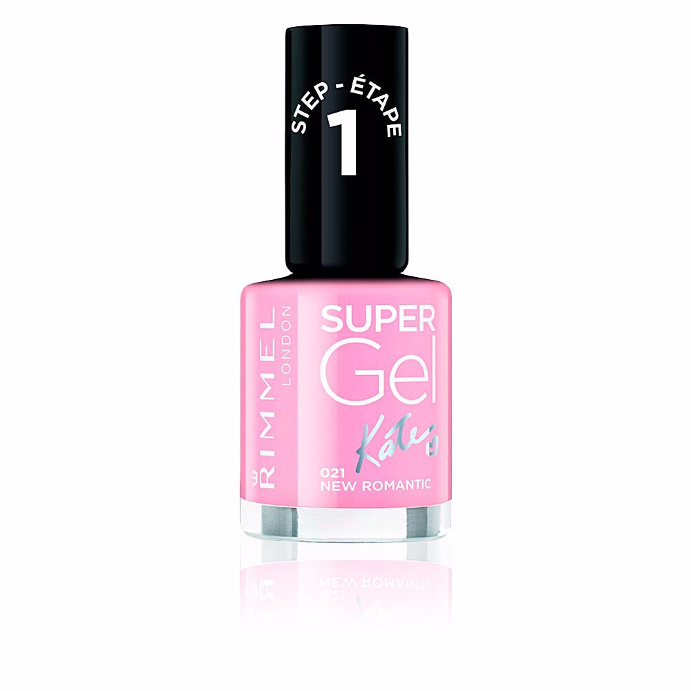 rimmel rimmel верхнее покрытие super gel Лак для ногтей Kate super gel nail polish Rimmel london, 12 мл, 021-new romantic