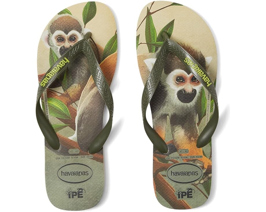 

Сандалии Havaianas Ipe Flip Flop Sandal, цвет Sand Grey/Moss