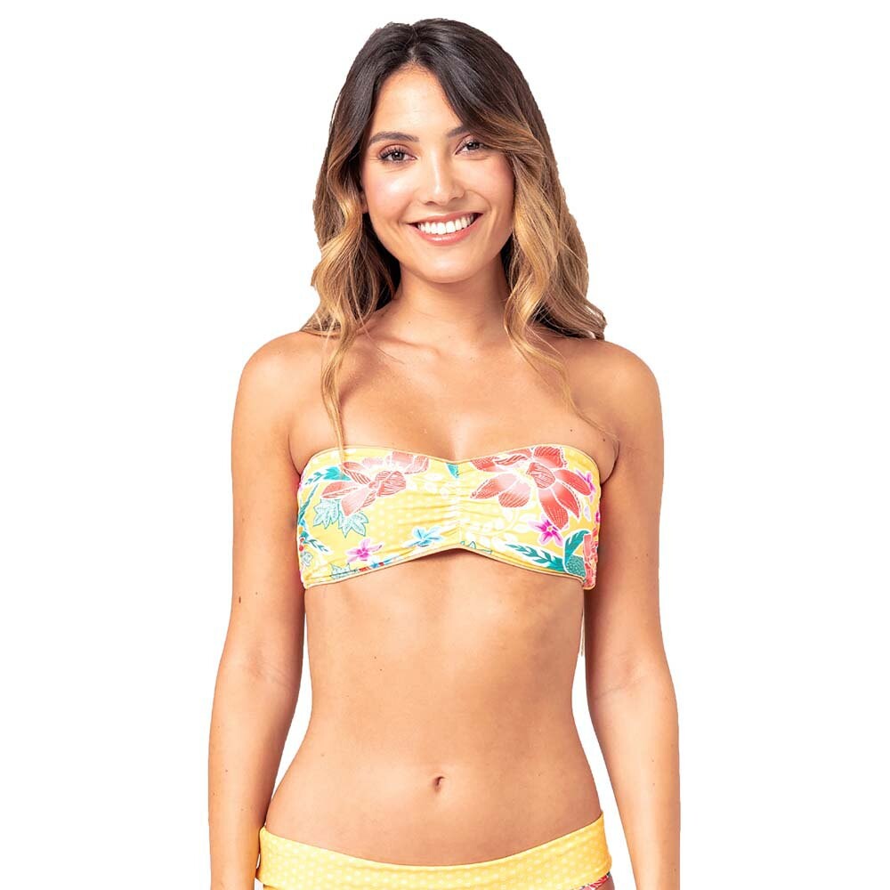 

Топ бикини Rip Curl Still In Paradise Bandeau, желтый
