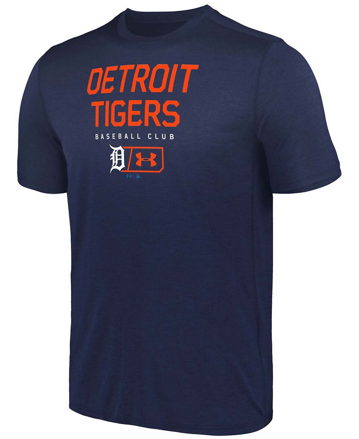 

Мужская темно-синяя футболка Detroit Tigers City Proud Performance Under Armour