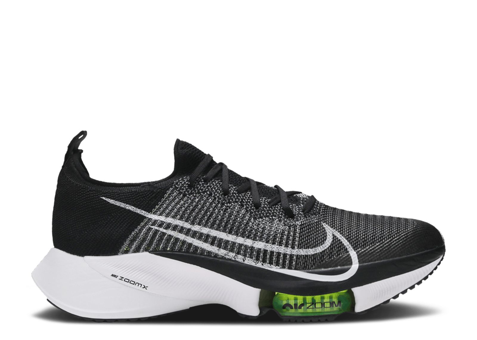 Кроссовки Nike Air Zoom Tempo Next% Flyknit 'Black White Volt', черный кроссовки next perforated white