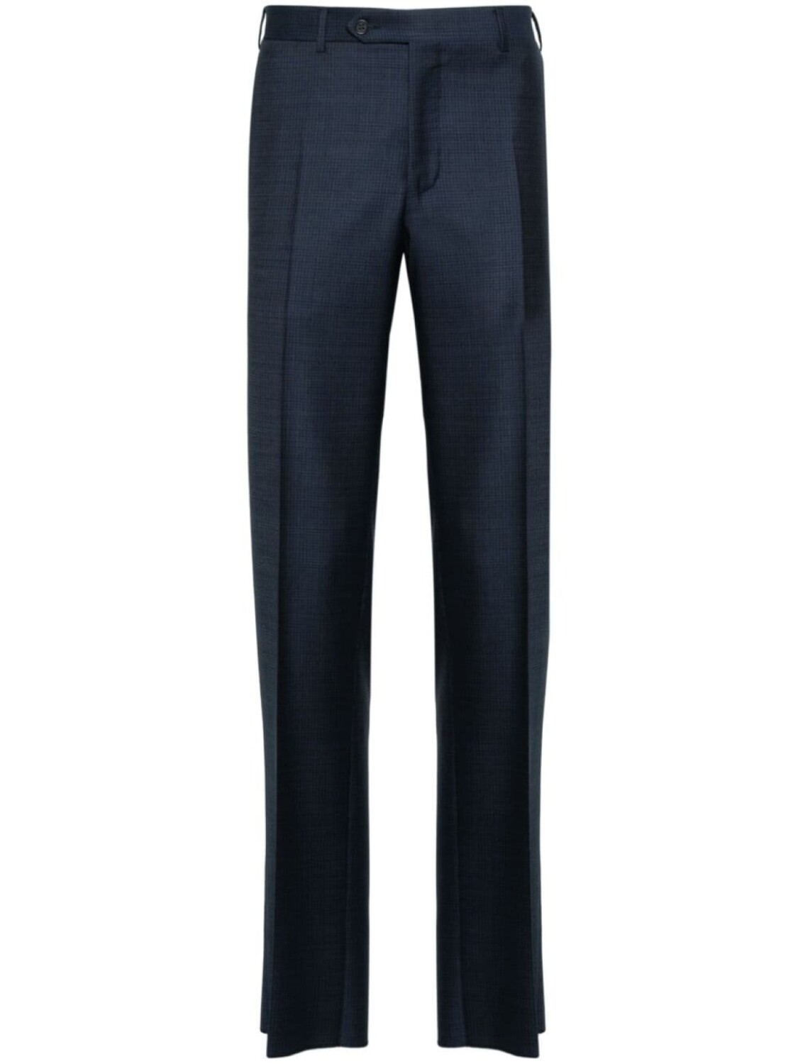 

Canali клетчатые брюки чинос, синий