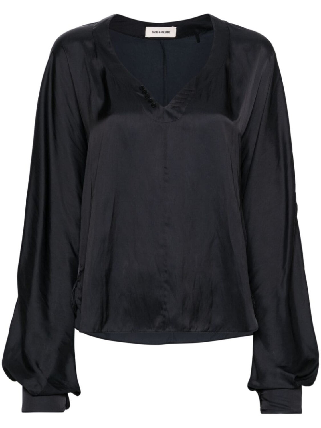 

Zadig&Voltaire атласная блузка Tonastir, черный