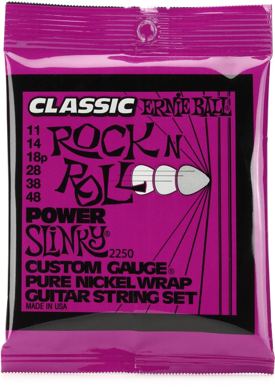 

Струны для электрогитары Ernie Ball 2250 Power Slinky Classic Rock N Roll — .011-.048