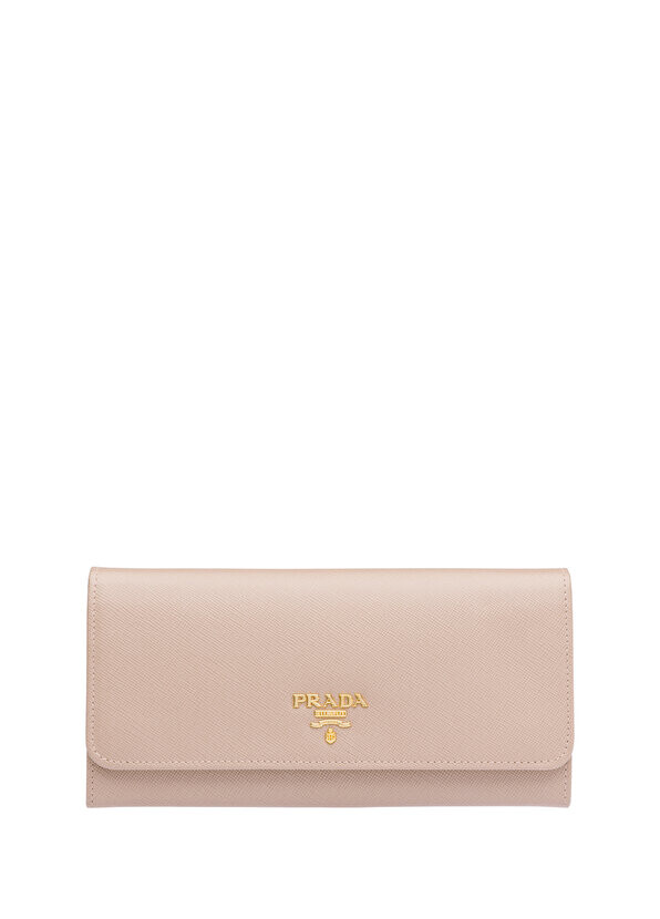 

Большой кошелек из сафьяновой кожи Prada