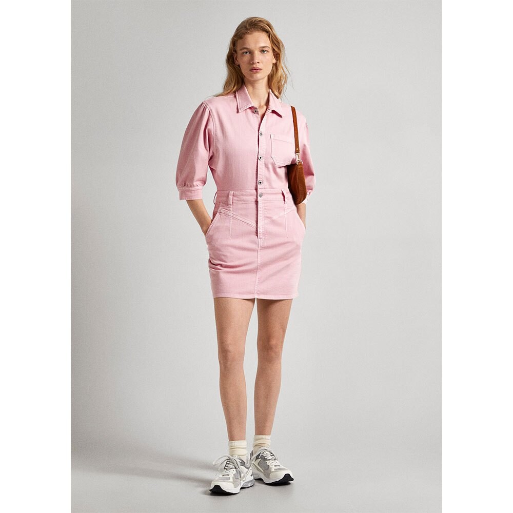 

Платье Pepe Jeans Gracie Short Sleeve Short, розовый