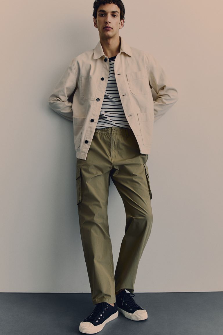 Брюки-Карго стандартного кроя H&M, зеленый зимние брюки карго стандартная посадка мужские burton черный