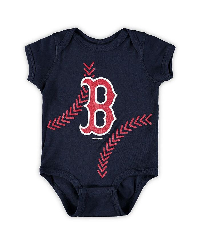 

Темно-синее боди для бега для мальчиков и девочек Boston Red Sox для новорожденных Outerstuff, синий