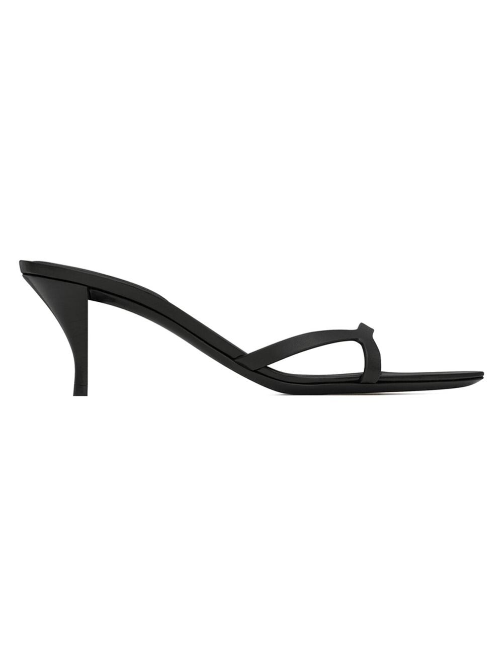

Туфли-мюли на каблуке Carla из гладкой кожи Saint Laurent, неро