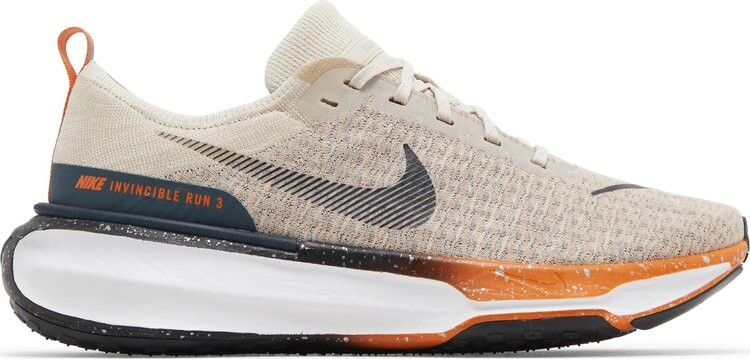 

Кроссовки ZoomX Invincible Run Flyknit 3 'Oatmeal Safety Orange', кремовый