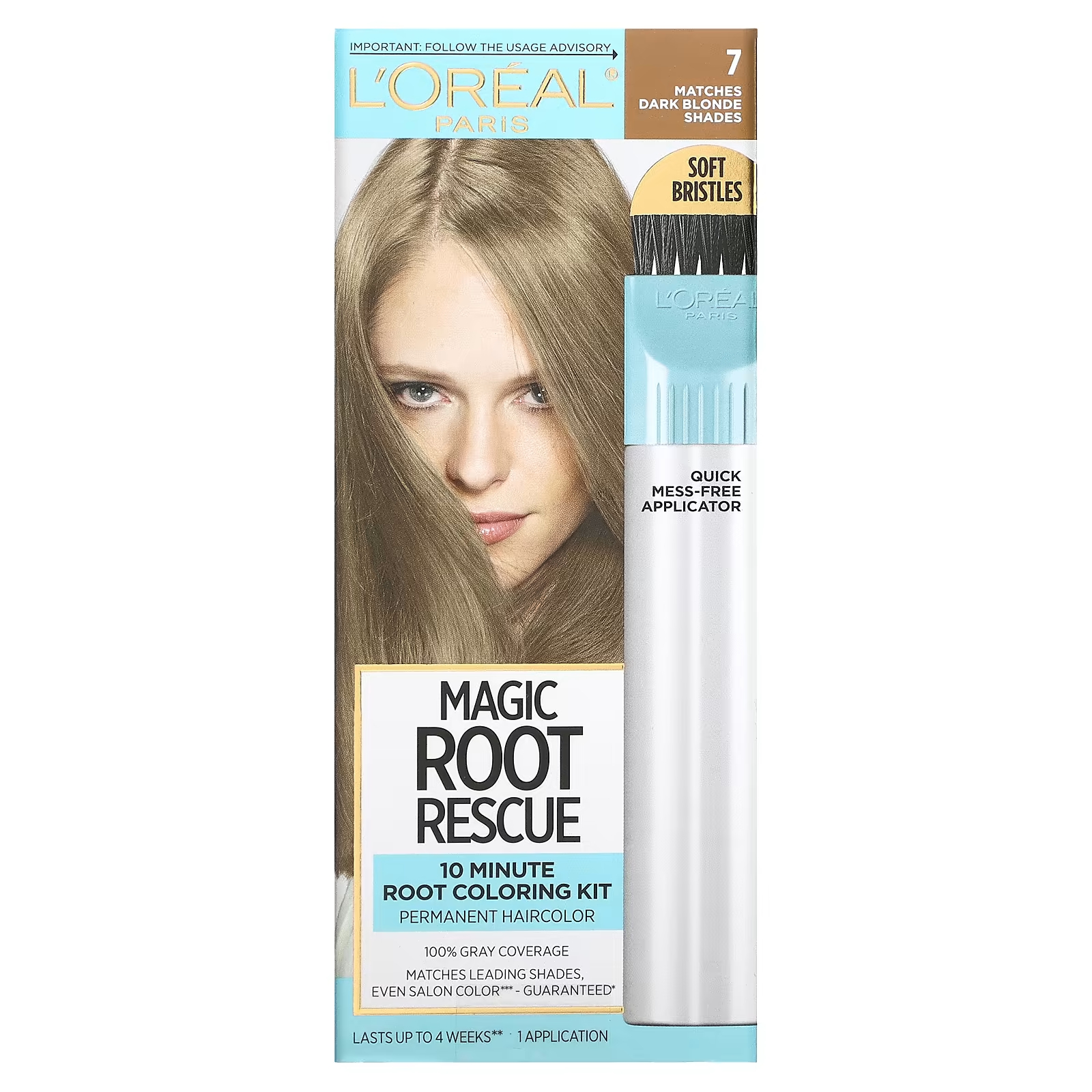 цена Набор для окрашивания корней L'Oréal Magic Root Rescue темно-русый