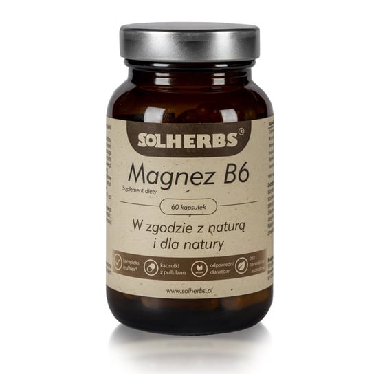 Solherbs, Магний с витамином B6 60 капсул