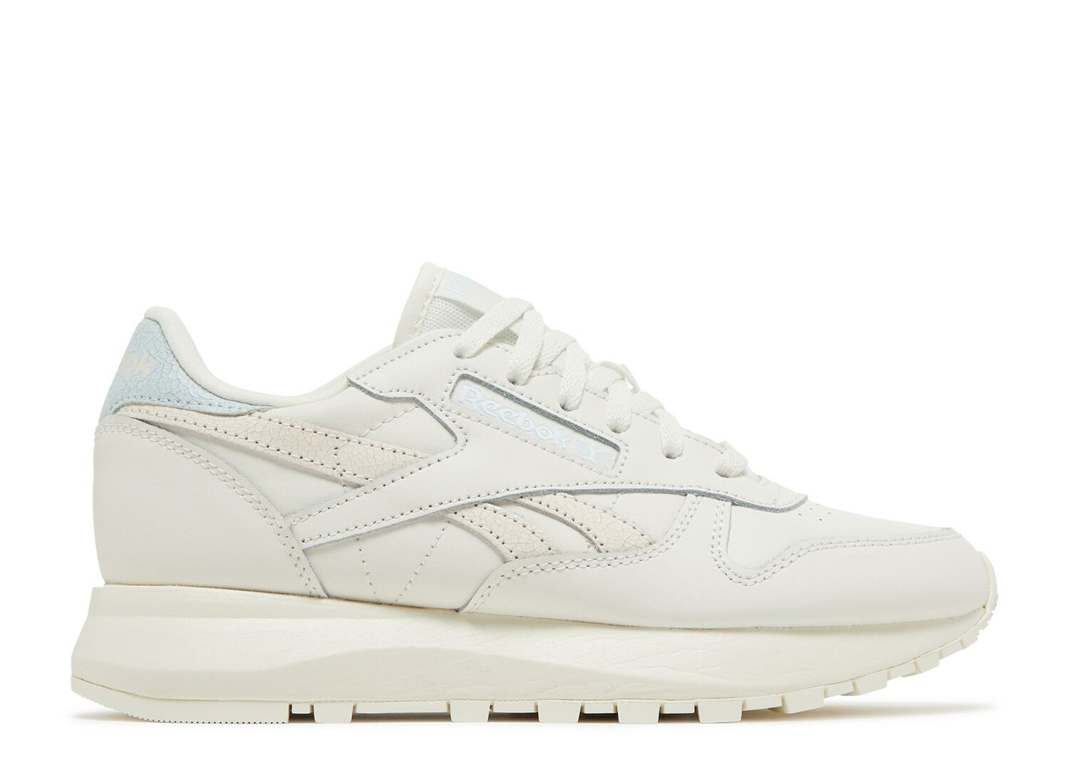 

Кроссовки Reebok Wmns Classic Leather Sp 'Chalk Glass Blue', кремовый, Бежевый
