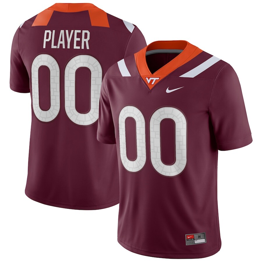 

Джерси Nike Virginia Tech Hokies, бордовый