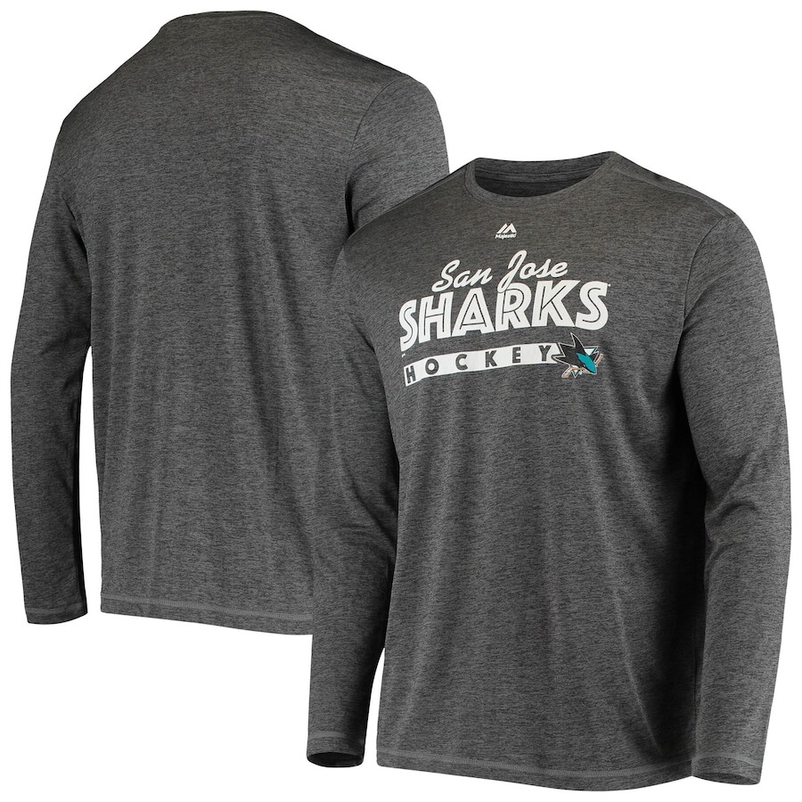 

Футболка с длинным рукавом Majestic San Jose Sharks, угольный