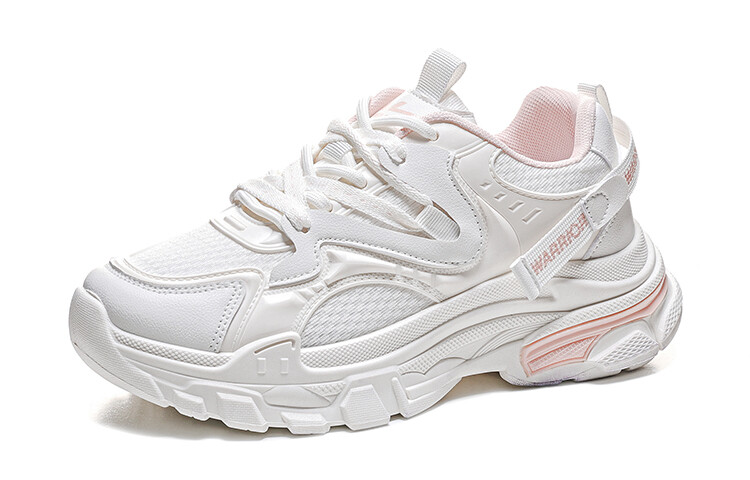 

Кроссовки WARRIOR Chunky Sneakers Women's Low-top Beige/Pink, розовый