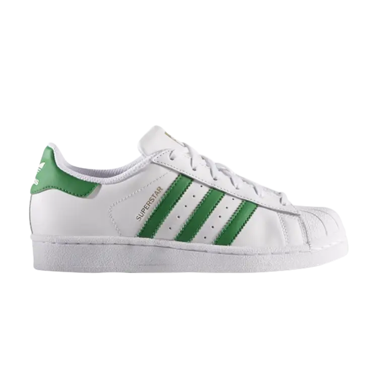 

Кроссовки Adidas Superstar Foundation J 'White Green', белый