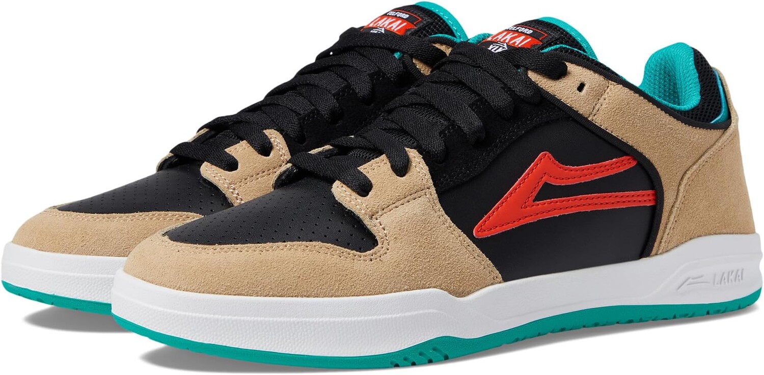 

Кроссовки Telford Low Lakai, цвет Tan/Black Suede