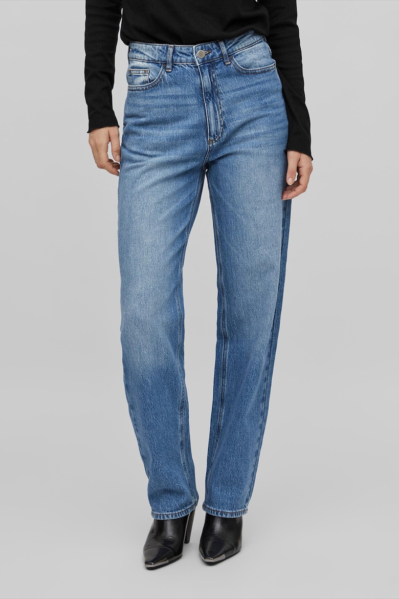 цена Широкие джинсы с завышенной талией Vila, синий
