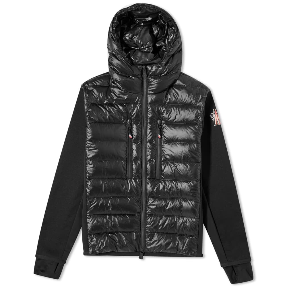 Moncler Grenoble Утепленная трикотажная куртка, черный