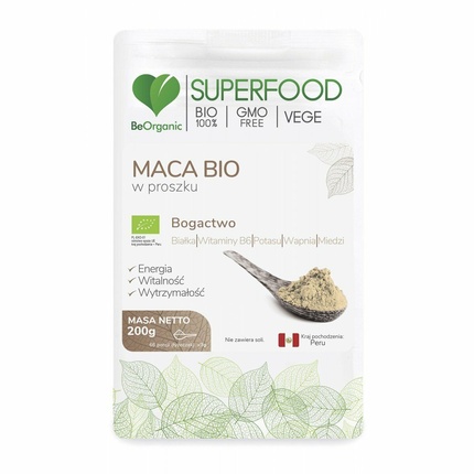 Maca Bio Superfood Powder 200 г Беорганический, Beorganic