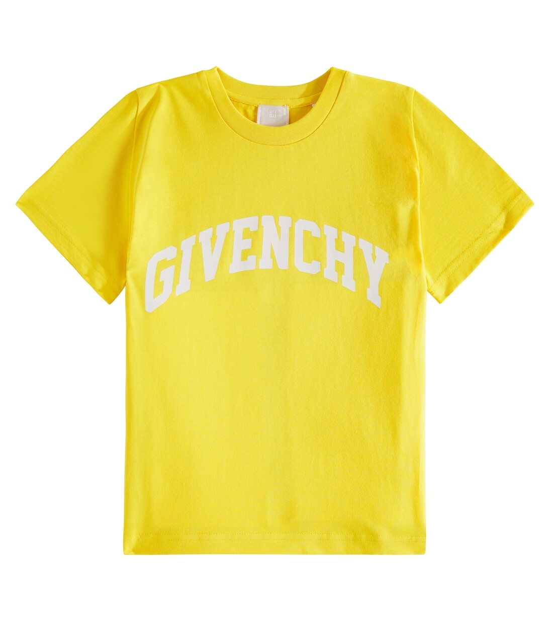 Хлопковая футболка с логотипом Givenchy, желтый