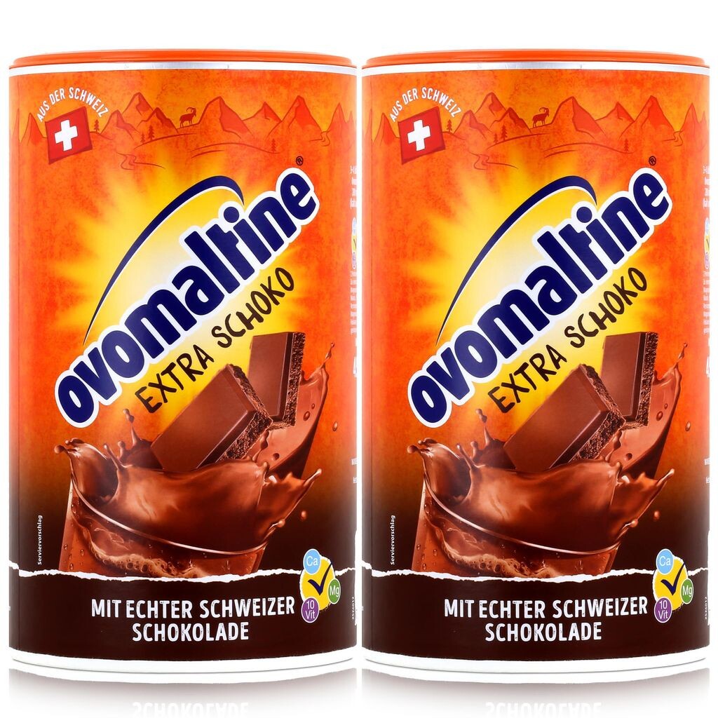 

Порошок солодовый напиток Ovaltine экстра шоколад 450г (2 шт. в упаковке) Wander